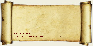 Nina Pešterac vizit kartica